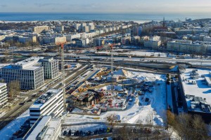 zdjęcie z budowy SkyCity