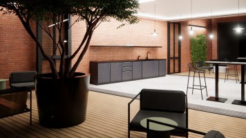 wizualizacje Biurowiec Grzybowska 94