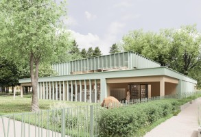 wizualizacje Biblioteka Publiczna w Wesołej