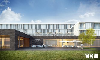 wizualizacje Hilton nad Maltą