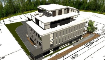 wizualizacje Budynek Handlowo-Usługowy