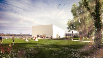 zdjęcie Tymczasowa siedziba Muzeum Sztuki Nowoczesnej