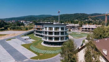 zdjęcie z budowy Laguna Beskidów