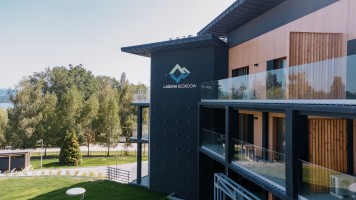 zdjęcie z budowy Laguna Beskidów