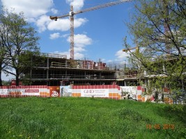 Konstrukcja żelbetowa już na III kondygnacji
