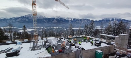 zdjęcie z przebudowy Hotel Salamandra