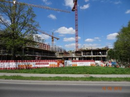 Konstrukcja żelbetowa już na III kondygnacji