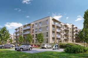 zdjęcie z budowy Grunwald Park