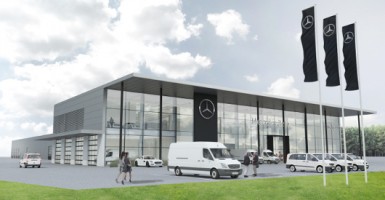 zdjęcie z budowy Centrum blacharsko-lakiernicze Golęczewo