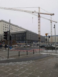 zdjęcie z przebudowy Narodowy Bank Polski
