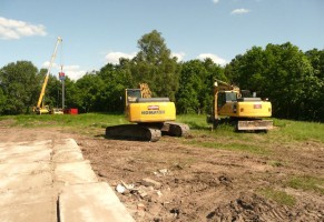 Pogrążanie grodzic stalowych