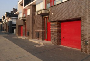 DOMKI I CIĄG PIESZO-JEZDNY OD POŁUDNIA WIDOK 1