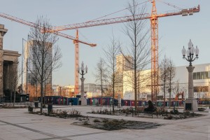 zdjęcie z budowy TR Warszawa