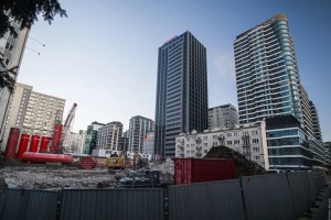 zdjęcie z budowy Liberty Tower