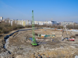 zdjęcie z budowy Malta Wołkowyska