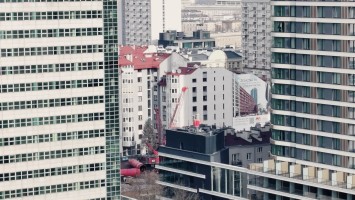 zdjęcie z budowy Liberty Tower