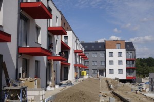 Gotowa elewacja budynków