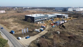 zdjęcie z budowy Smart Park Wrocław