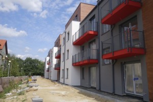 Gotowa elewacja budynku