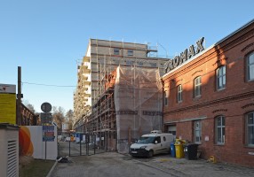 zdjęcie z budowy Apartamenty nad Oławką