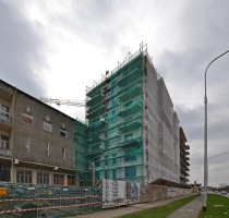 zdjęcie z budowy Armii Krajowej 7