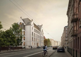 wizualizacje Traugutta nad Oławą