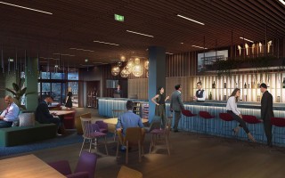 zdjęcie z budowy Hampton by Hilton Wroclaw Airport