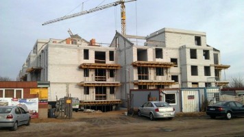 Prace dekarskie - powstaje konstrukcja dachu