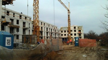 Prace dekarskie - powstaje konstrukcja dachu