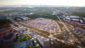 zdjęcie z budowy Park handlowy Shopp.City