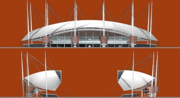 wizualizacje Stadion Lekkoatletyczny KL Lechia