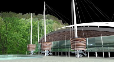 wizualizacje Stadion Lekkoatletyczny KL Lechia