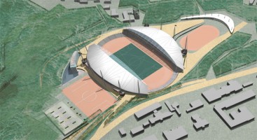 wizualizacje Stadion Lekkoatletyczny KL Lechia