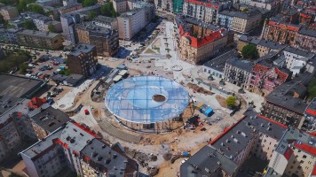 zdjęcie z przebudowy Rynek Łazarski