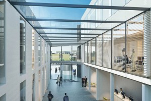 zdjęcie z budowy Centrum Administracyjno-Usługowe w Juszkowie