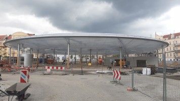 zdjęcie z przebudowy Rynek Łazarski