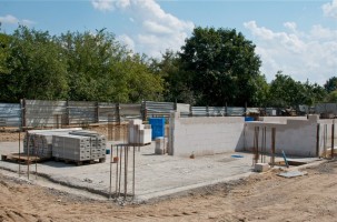 roboty murowe parter - ściany garaży