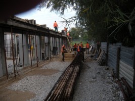 roboty murowe parter - ściany garaży