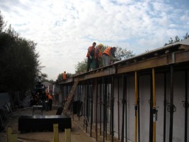 roboty murowe parter - ściany garaży