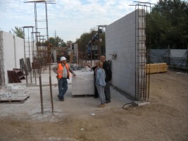 roboty murowe parter - ściany garaży