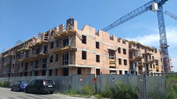 zdjęcie z budowy Słoneczne Miasteczko