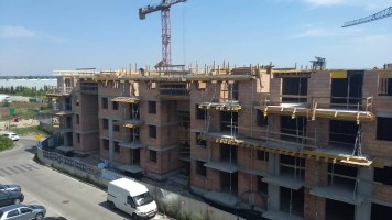 zdjęcie z budowy Słoneczne Miasteczko