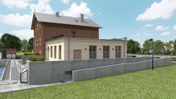 zdjęcie z przebudowy Dworzec kolejowy PKP