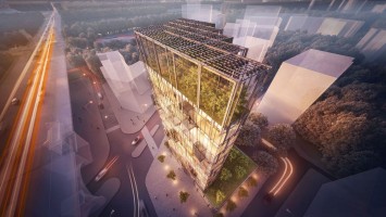 wizualizacje Warsaw Eco Tower