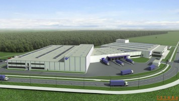 zdjęcie Hala produkcyjna z częścią wysokiego składowania