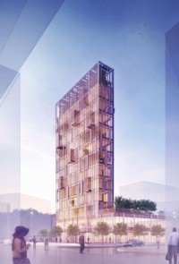 wizualizacje Warsaw Eco Tower