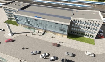 zdjęcie z przebudowy Dworzec kolejowy PKP