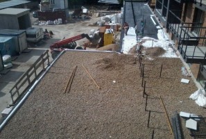 Zasyp tarasu nad garażem