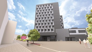 zdjęcie z przebudowy Apartamentowiec Brda