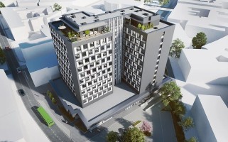 zdjęcie z przebudowy Apartamentowiec Brda